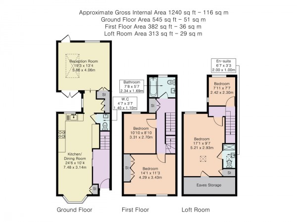 Floorplan for Turner Road, Walthamstow, London E17