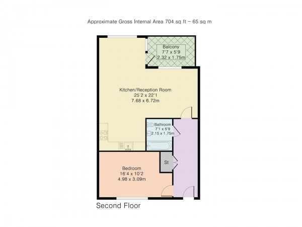 Floorplan for Eva Apartments, High Road Leyton, Leyton, London, E10