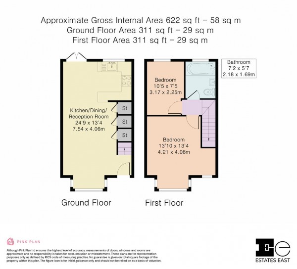 Floorplan for Shrubland Road, Walthamstow, London, E17