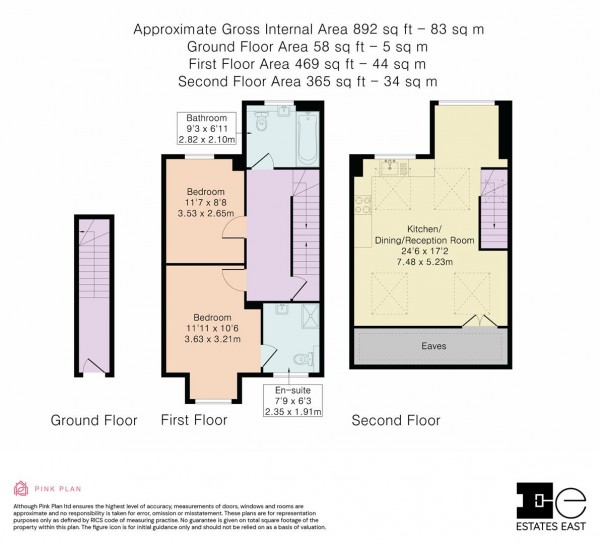 Floorplan for Lindley Road, Leyton, London, E10