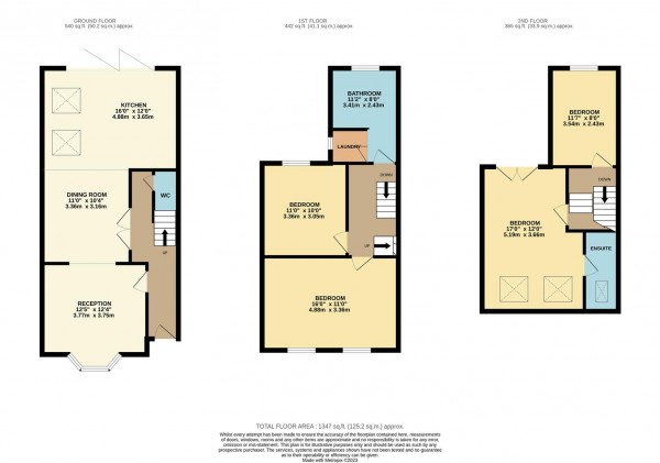 Floorplan for Cromwell Road, Walthamstow, London, E17