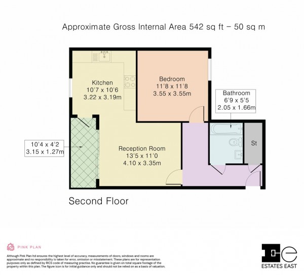 Floorplan for Cleveland House, Clinton Road, Forest Gate, London, E7