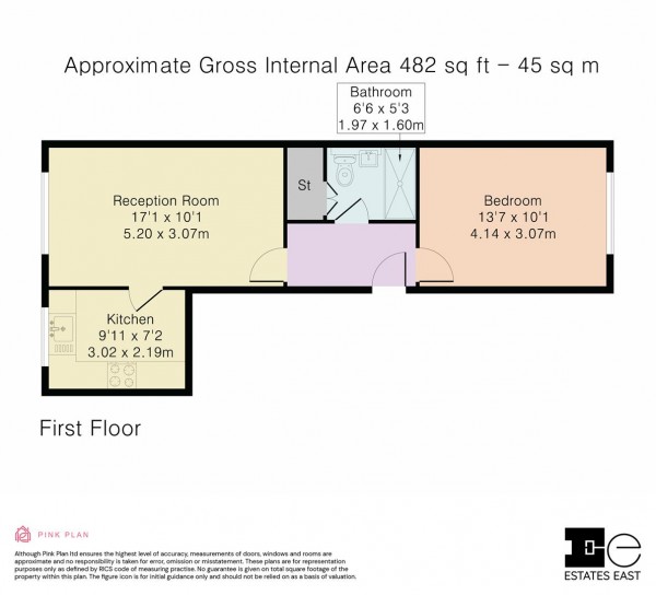 Floorplan for Coppermill Lane, Walthamstow, London, E17