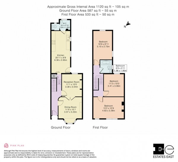 Floorplan for Hazelwood Road, Walthamstow, London, E17