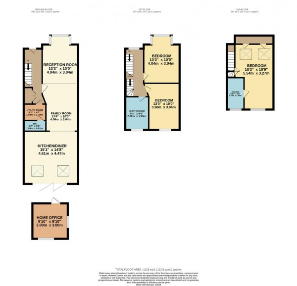 Floorplan for Morland Road, Walthamstow, London, E17
