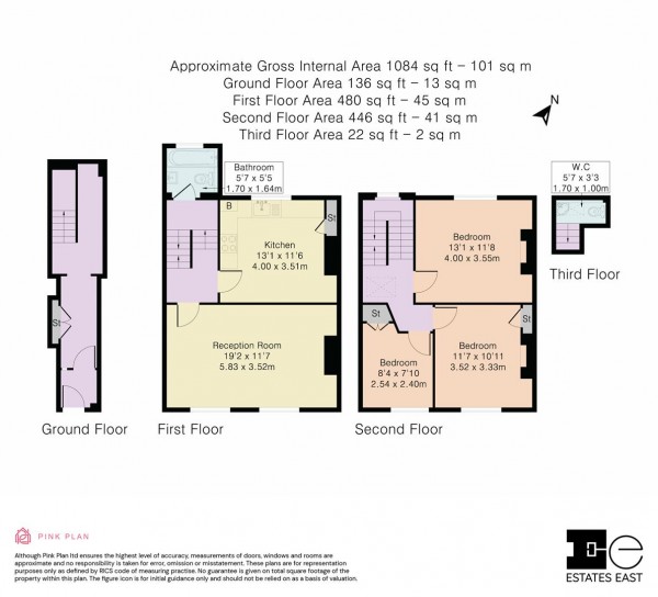 Floorplan for Orford Road, Walthamstow, London, E17