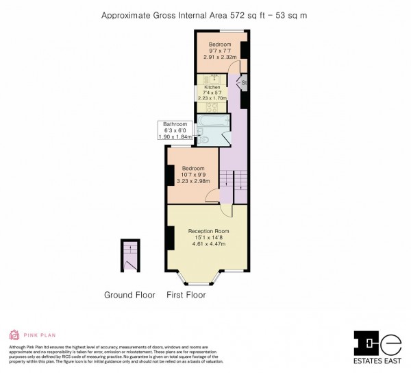 Floorplan for Springfield Road, Tottenham, London, N17