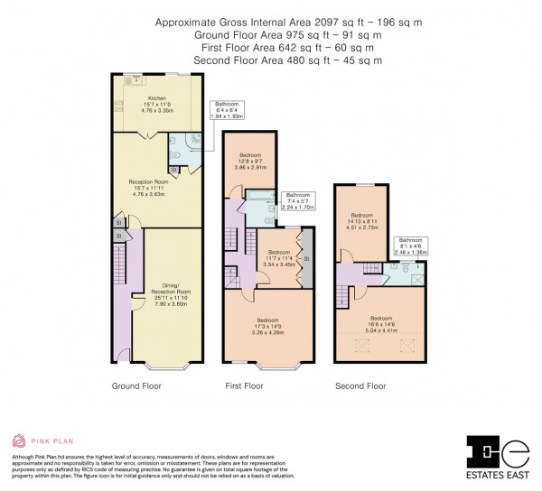 Floorplan for Warren Road, Leyton, London, E10