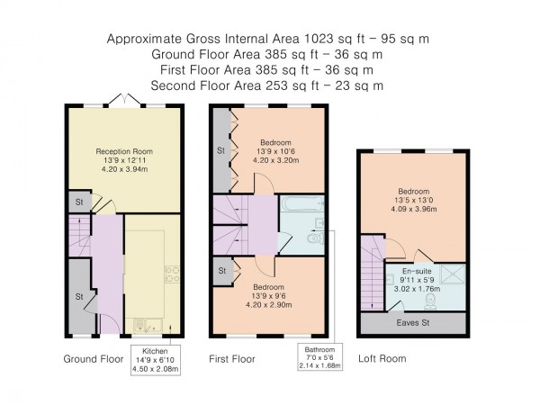 Floorplan for Eden Road, Walthamstow, London, E17