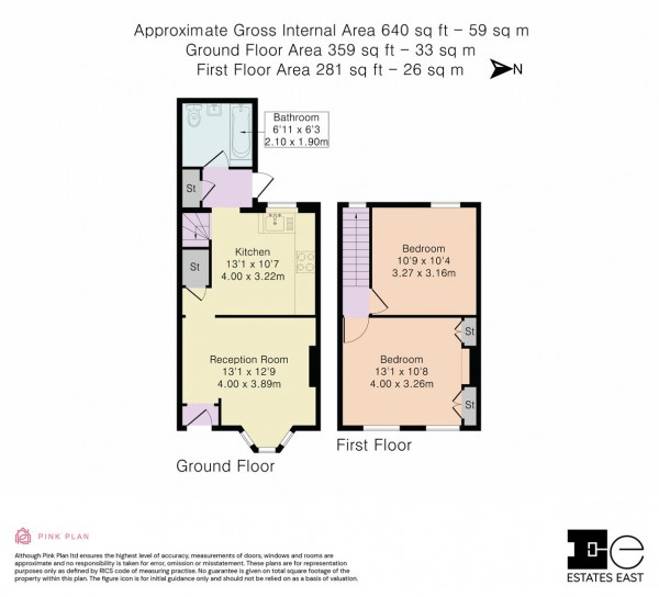 Floorplan for Oakdale Road, Leytonstone, London, E11