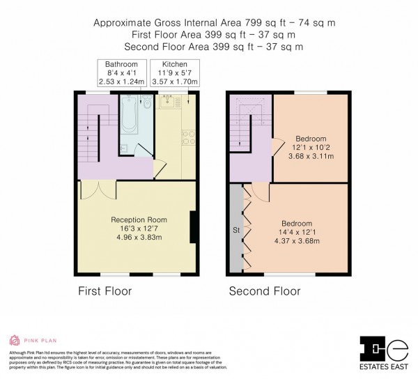 Floorplan for Verulam Avenue, Walthamstow, London, E17