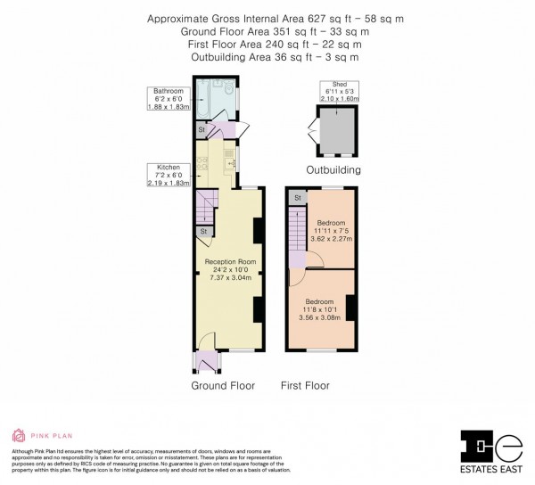 Floorplan for Eden Road, Walthamstow, London, E17