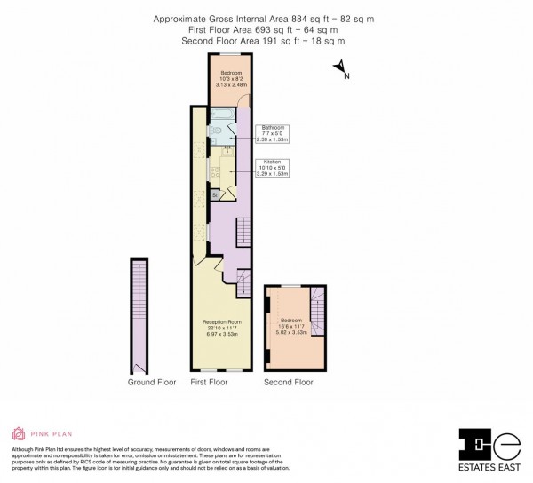 Floorplan for Beulah Road, Walthamstow, London, E17