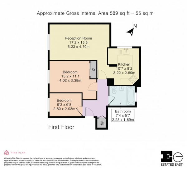 Floorplan for Viking Place, Seymour Road, Leyton, London, E10