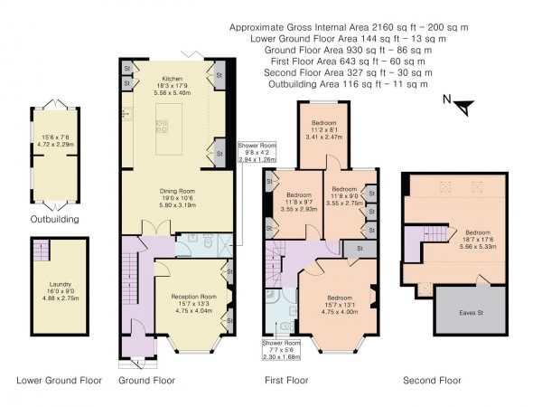 Floorplan for Hainault Road, Leytonstone, London, E11