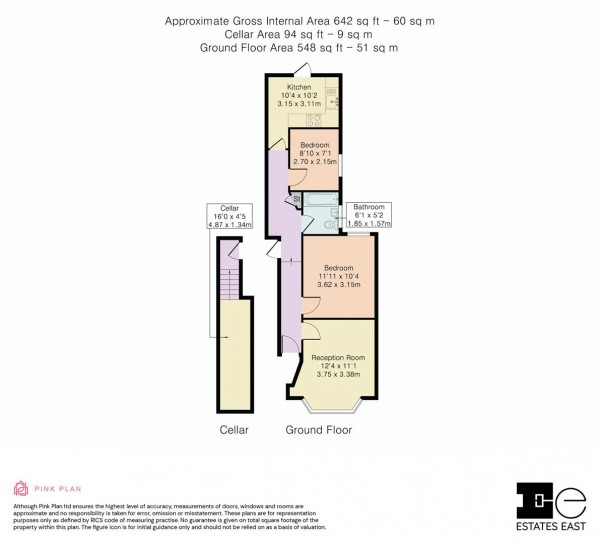 Floorplan for Orford Road, Walthamstow, London, E17