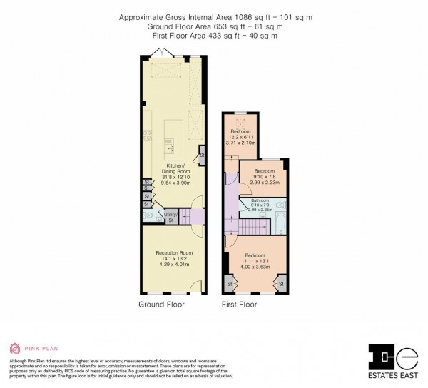 Floorplan for Beulah Road, Walthamstow, London, E17