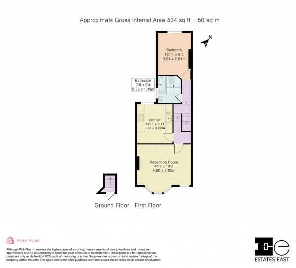 Floorplan for Grove Road, Walthamstow, London, E17