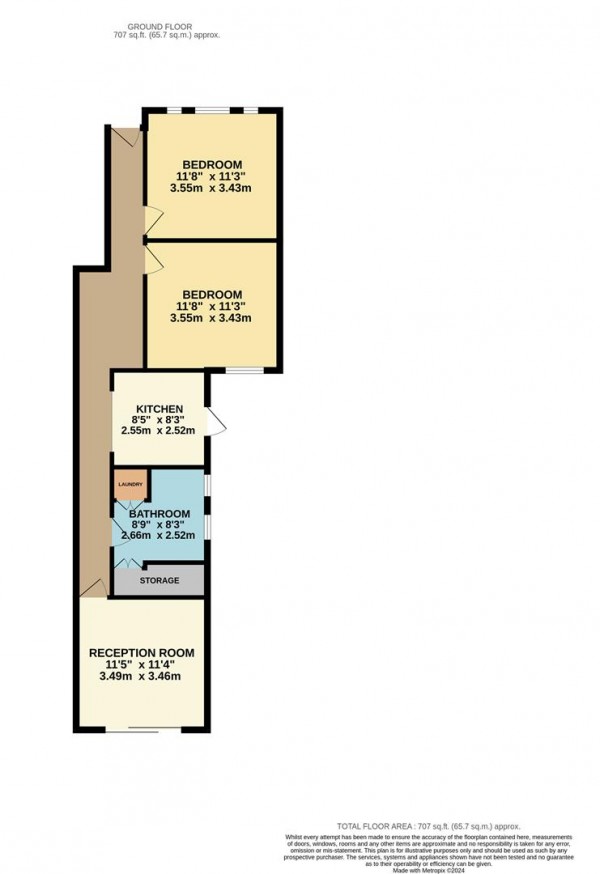 Floorplan for Theydon Street, Walthamstow, London, E17