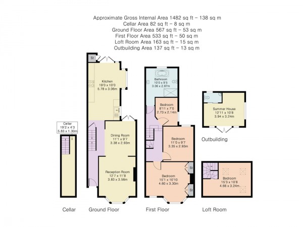 Floorplan for Matlock Road, Leyton, London, E10
