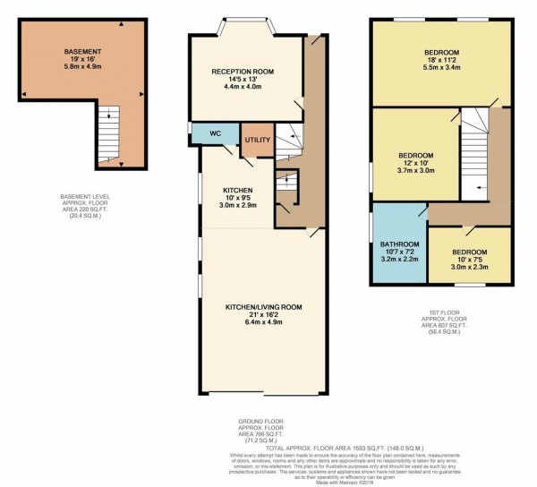 Floorplan for Park Grove Road, Leytonstone, London, E11