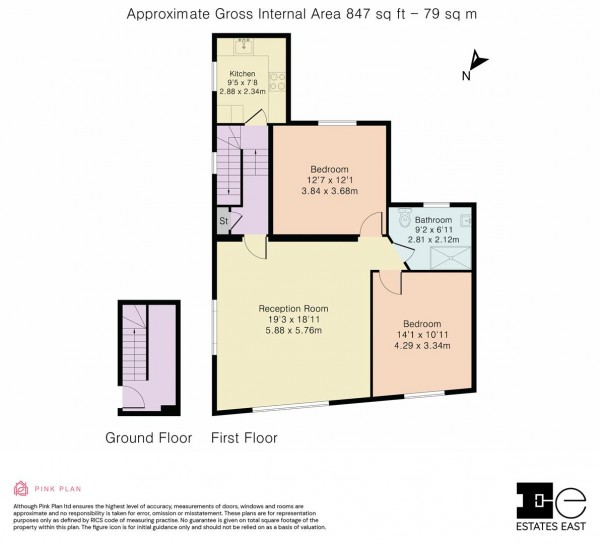 Floorplan for Orford Road, Walthamstow, London, E17