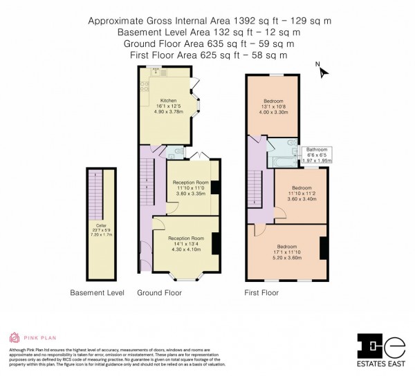 Floorplan for Copeland Road, Walthamstow, London, E17