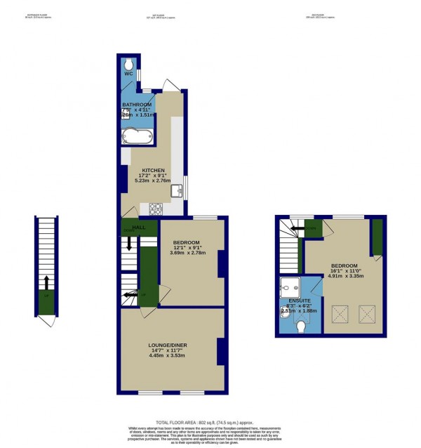 Floorplan for Turner Road, Walthamstow, London, E17