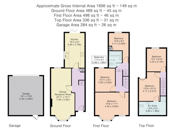 Floorplan for Carnarvon Road, Leyton, London, E10