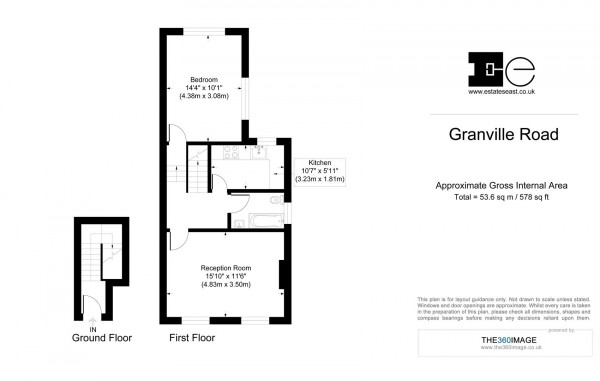 Floorplan for Granville Road, Walthamstow, London, E17