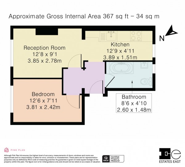 Floorplan for Manse Road, Stoke Newington, Hackney, London, N16