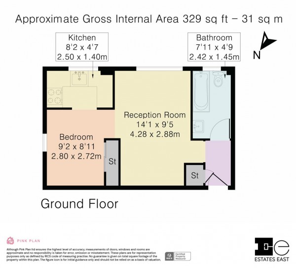 Floorplan for Viking Place, Seymour Road, Leyton, London, E10