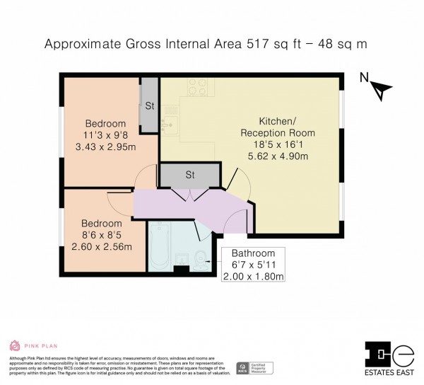 Floorplan for Liden Close, Walthamstow, London, E17