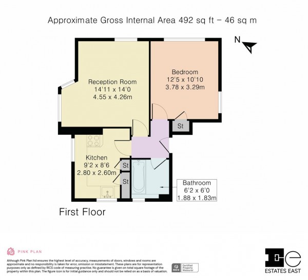 Floorplan for Kimm House, The Drive, Walthamstow, London, E17