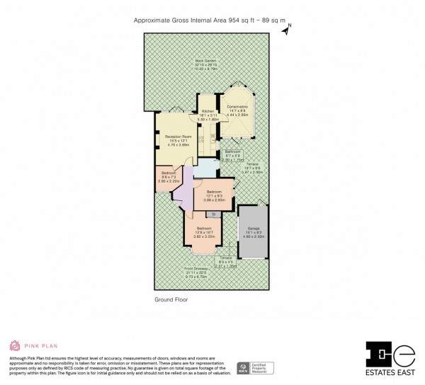 Floorplan for Rosslyn Avenue, Chingford, London, E4