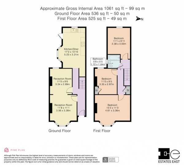 Floorplan for Brooke Road, Walthamstow, London, E17