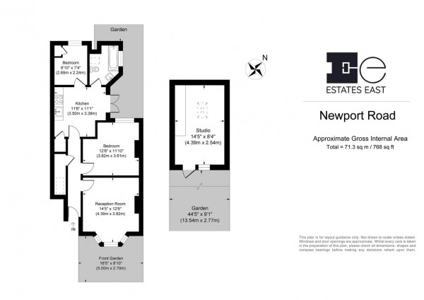 Floorplan for Newport Road, Leyton, London, E10