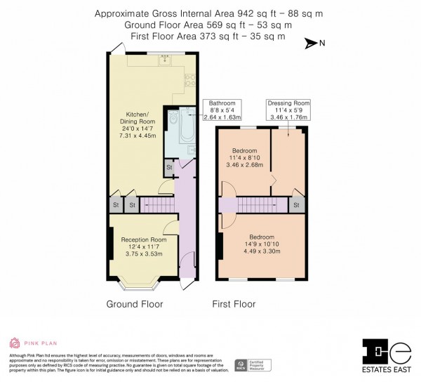 Floorplan for Luton Road, Walthamstow, London, E17
