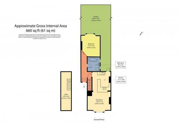 Floorplan for Derby Road, Forest Gate, London, E17