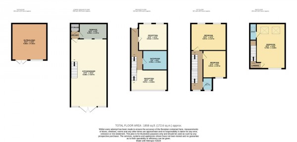 Floorplan for South Birkbeck Road, Leytonstone, London, E11