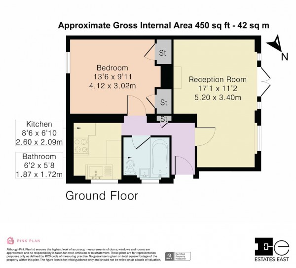 Floorplan for College Road, Walthamstow, London, E17