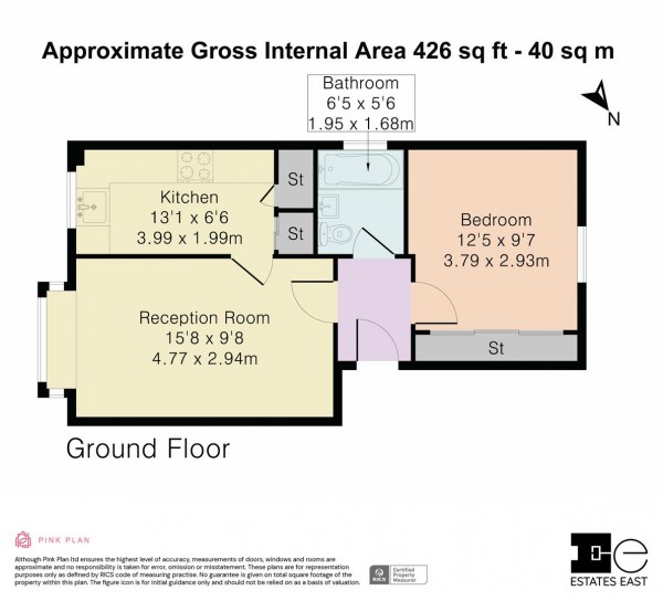 Floorplan for Read Court, Gandhi Close, Walthamstow, London, E17