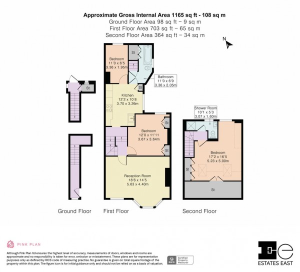 Floorplan for St. Annes Road, Leytonstone, London, E11