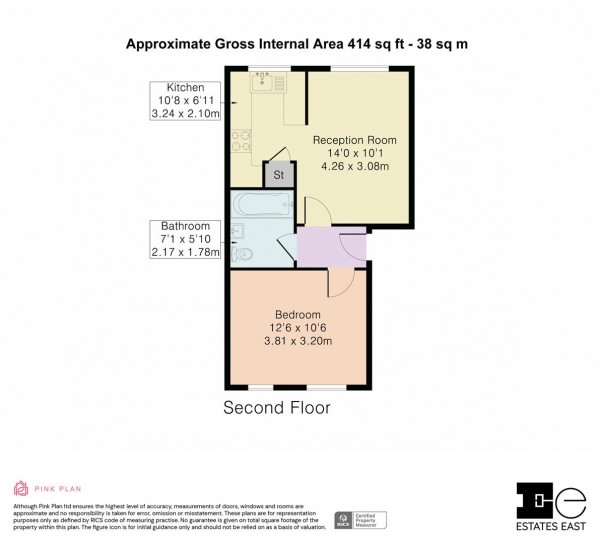 Floorplan for Green Pond Close, Walthamstow, London, E17