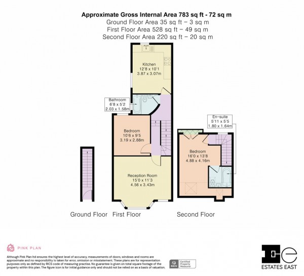 Floorplan for Claude Road, Leyton, London, E10