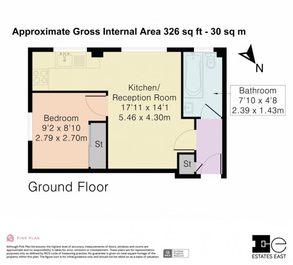 Floorplan for Viking Place, Seymour Road, London, E10
