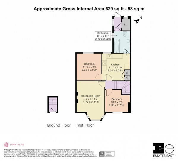 Floorplan for Markhouse Road, Walthamstow, London, E17