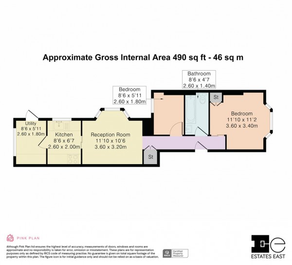 Floorplan for Beulah Road, Walthamstow, London, E17