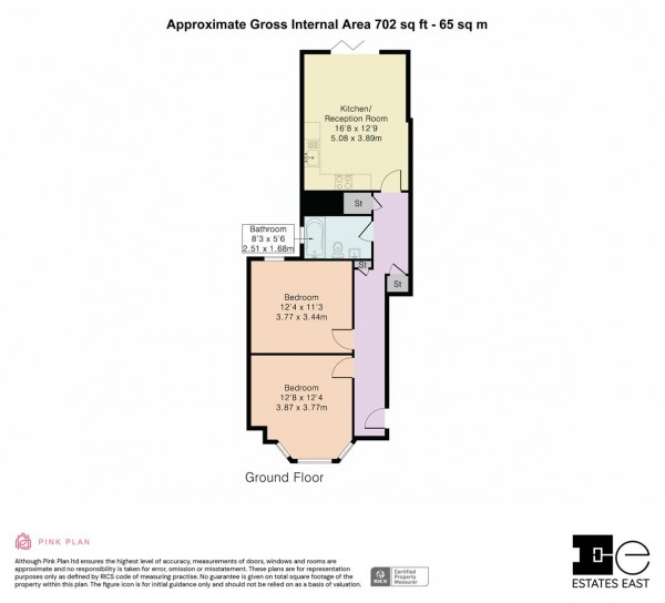 Floorplan for Fraser Road, Walthamstow, London, E17