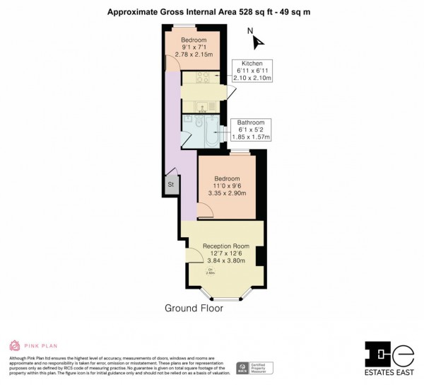 Floorplan for Grove Road, Walthamstow, London, E17
